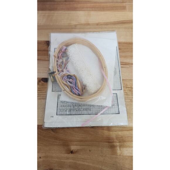 Vintage Dale Burdett Baby Girl Sampler Cross Stitch Kit - Picture 2 of 2